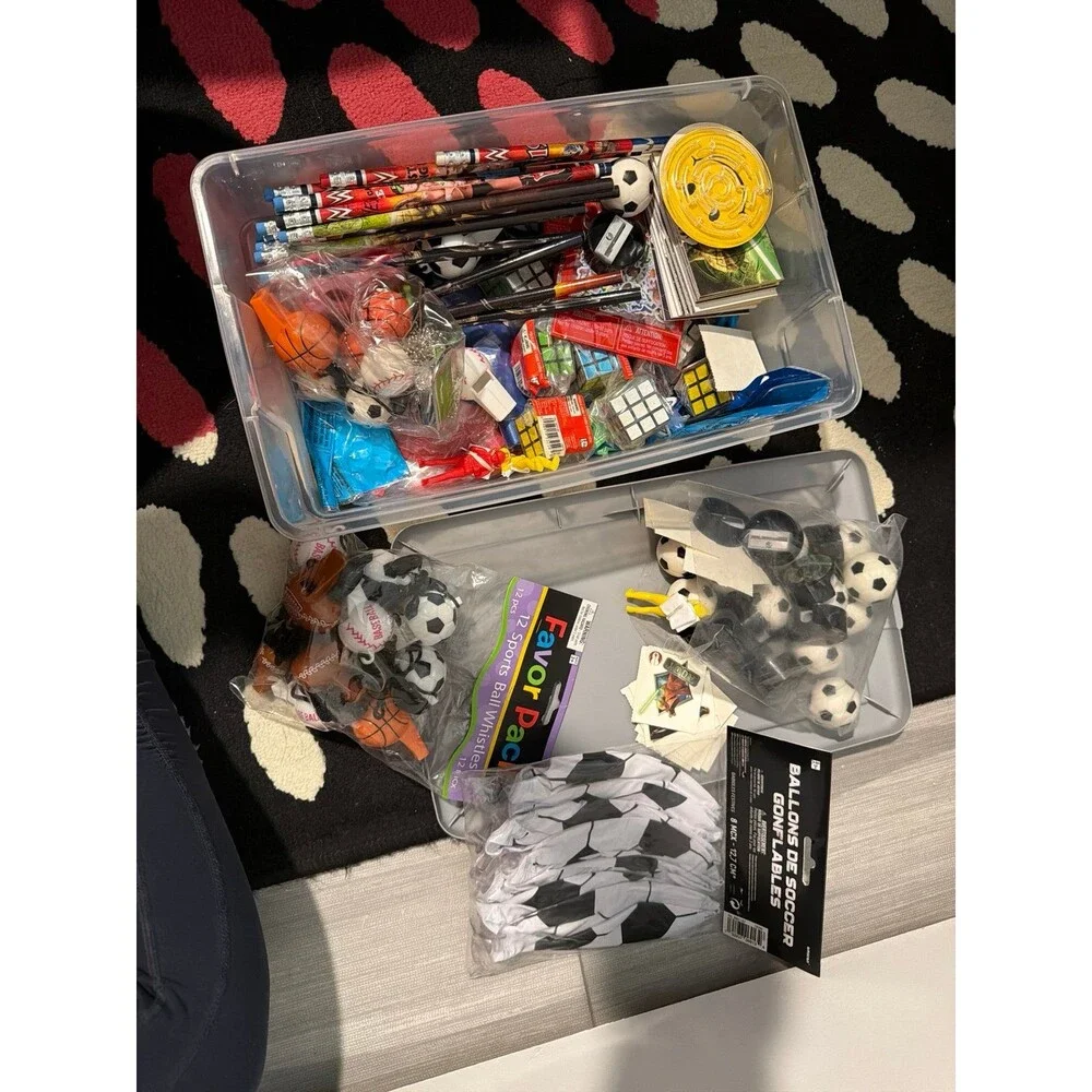 Huge bundle of party favors